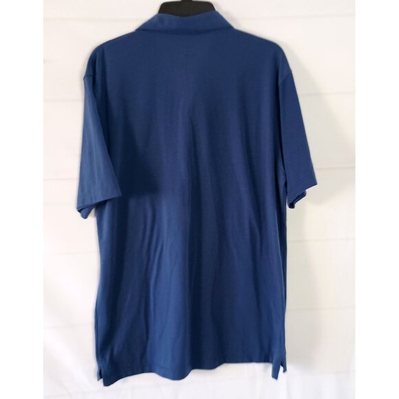 Peter Millar Seaside Polo Shirt Men’s M Royal Blue Performance Golf Casual - Picture 3 of 4